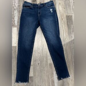 KanCan Dark Blue Distressed Skinny Jeans